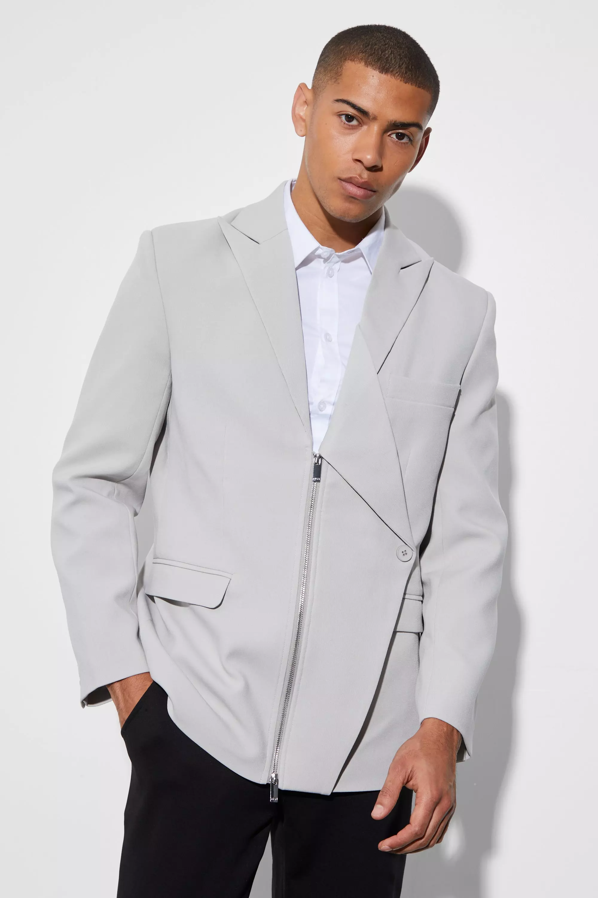 Relaxed on sale blazer mens